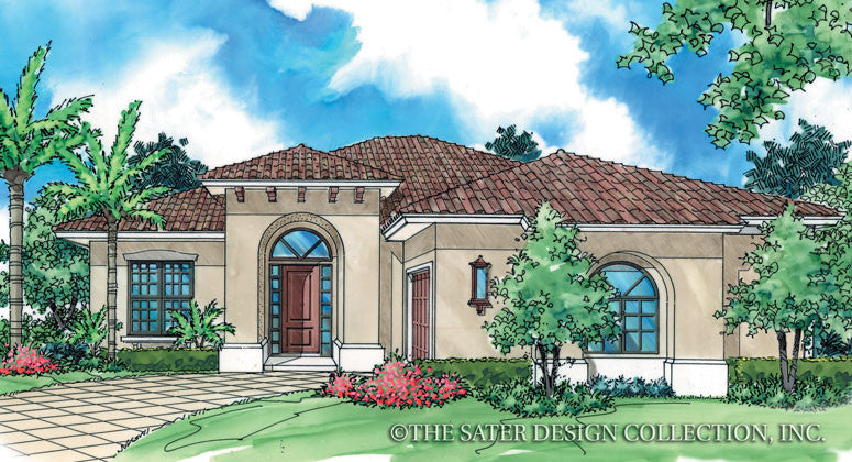 Cateena-Front Elevation- Plan #6503