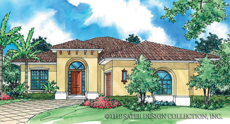 Fedora-Front Elevation-Plan #6513