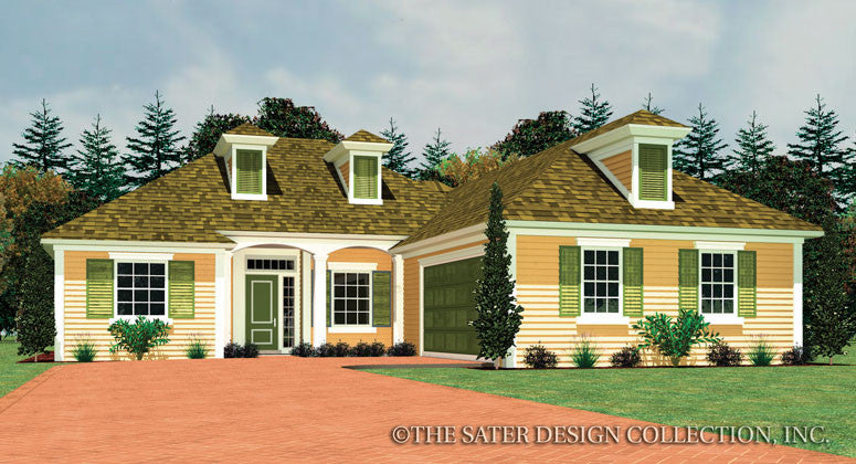 Easley-Front Elevation-Plan #6557