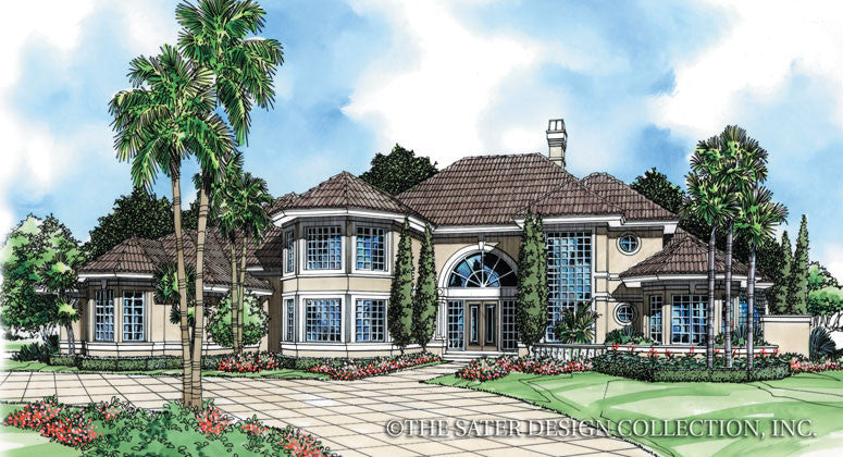 Port Royal Way-Front Elevation-Plan #6635