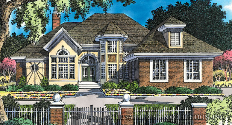 Elk River Lane-Front Elev Rendering- #6652