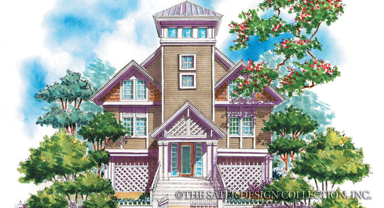 Saddle River-Front Elevation-Plan#6681