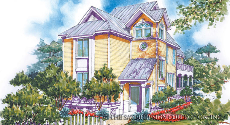 Shadow Lane-Front Elevation-Plan #6686