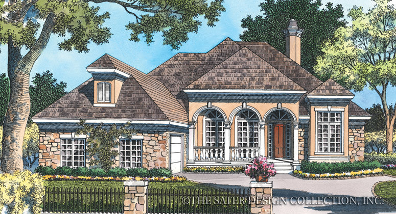 Westdale Court-Front Elevation-Plan #6744