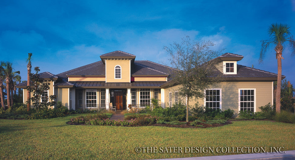 Rosemary Bay-Front Elevation-Plan #6781