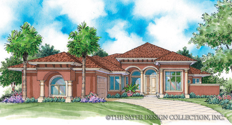 Rosario Home-Front Elevation-Plan #6784