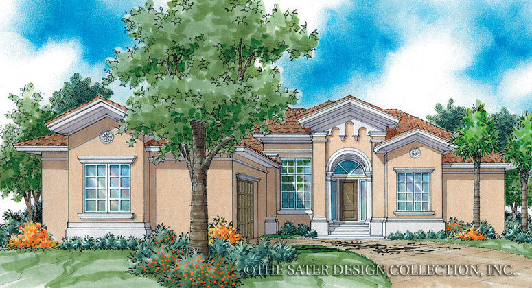 La Posada-Front Elevation Rendering-Plan 6785