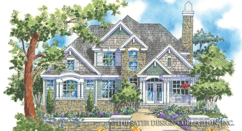 Cascade Ridge-Front Elevation-Plan #6802