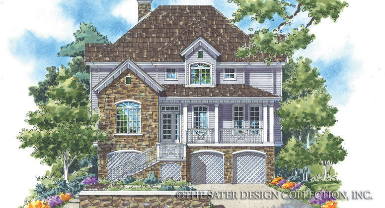 Lake Tahoe-Front Elevation Render Image-Plan #6811