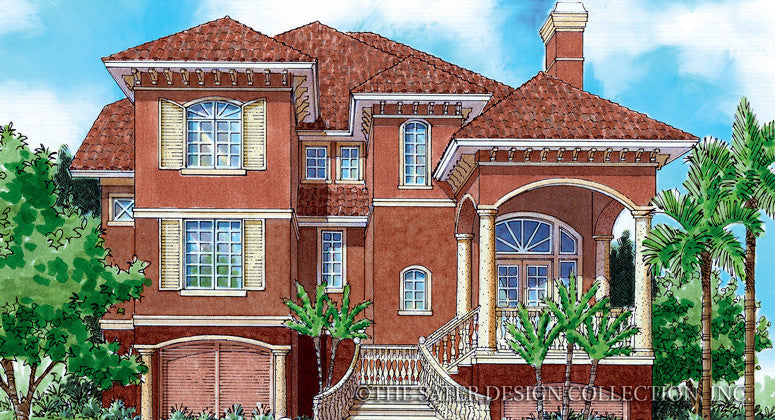 Chelsea Passage-Front Elevation-Plan #6812