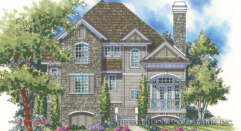 Albert Ridge-Front Elevation-Plan #6814