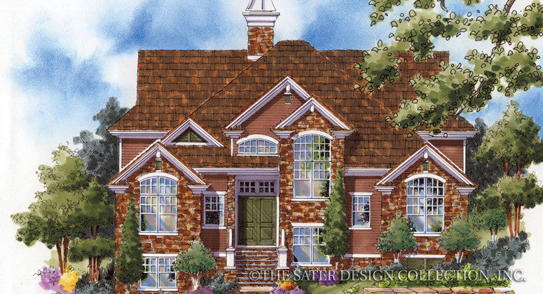 Laurel Ridge-Front Elevation Render Image-Plan #6817