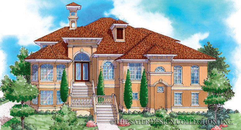 Hyatt Park-Front Elevation-Plan #6818