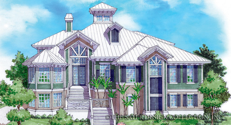 La Palma-Front Elevation-Plan #6819