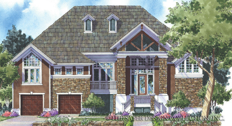 Chanteclair-Front Elevation-Plan #6835