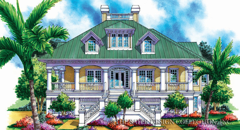 6858 Montserrat Home Front View - cottage home plan