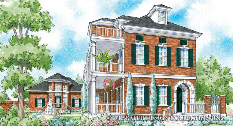 Reddington Home-Front Elevation Render Image-Plan #6871