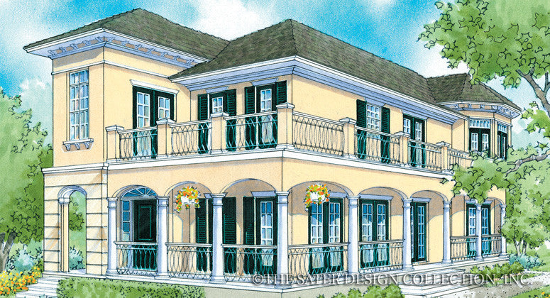 Villa Verdi-Front Elevation-Plan #6872