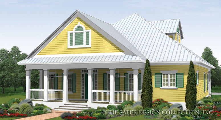 Pine Knoll Front Elevation Render Image Plan # 6877