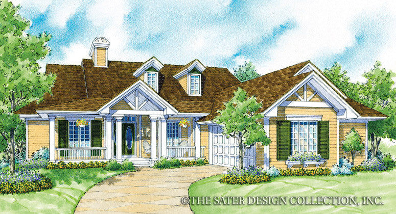 Delmare-Front Elev Rendering-Plan #7010