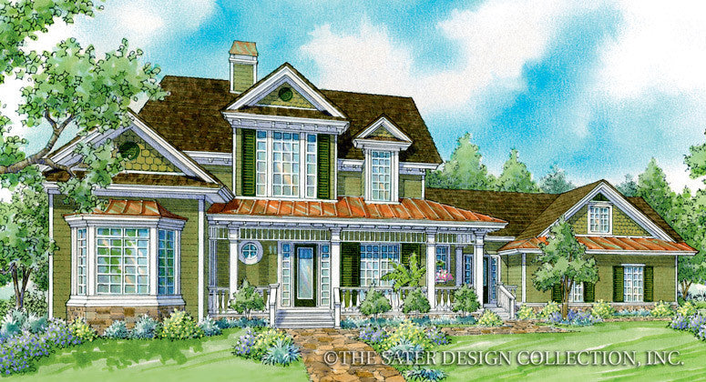 Huntington Front Elevation Render Image Plan #7015