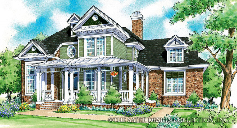 Remy Court Home-Front Elevation Render Image-Plan #7021