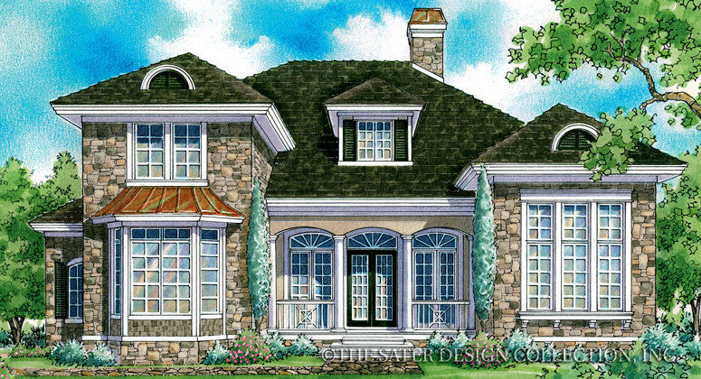 Julian Home - Front Elevation Render Image -Plan #7026