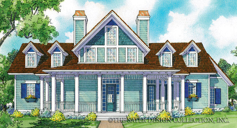 Holbrook Front Elevation Render - Plan #7031