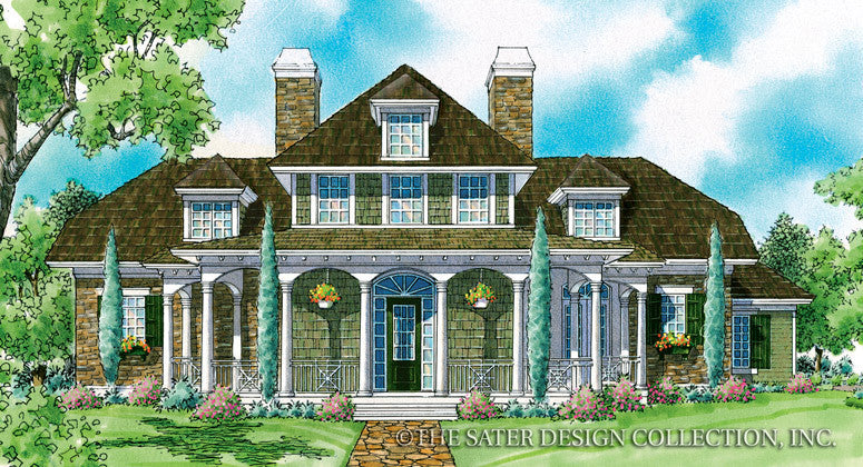 Merchan-Front Elevation-Plan #7032