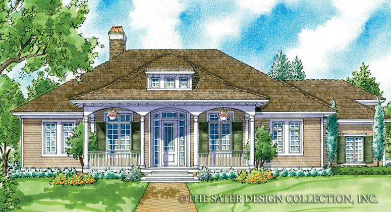 Somerville-Front Elevation-Plan #7034