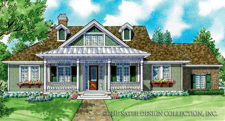 Whitney-Front Elev Rendering-Plan #7036