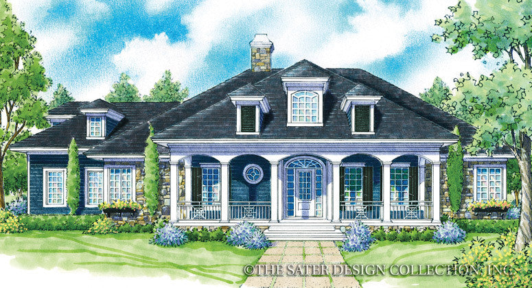 Crescent Somer-Front Elevation-Plan #7044