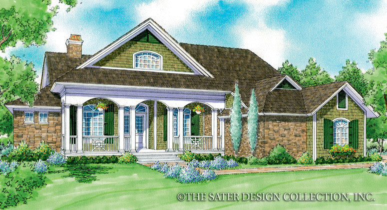 Lunden Valley-Front Elev Rendering-Plan#7050