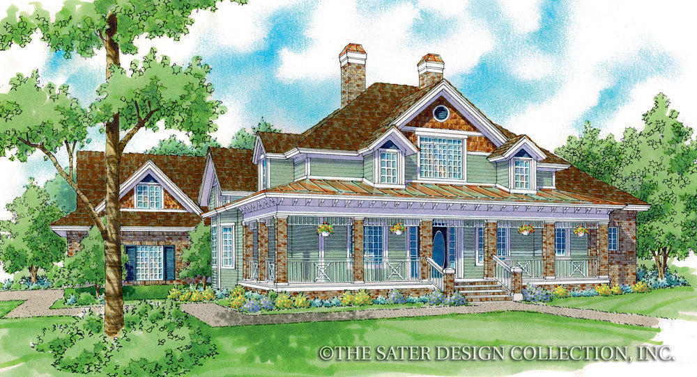 Monroe Home Front Elevation Image - Plan #7060