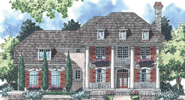 Baywood Park-Front Elev Rendering-Plan #7071