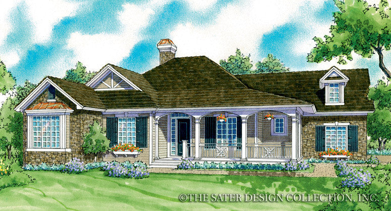 Davenport-Front Elevation-Plan #7074