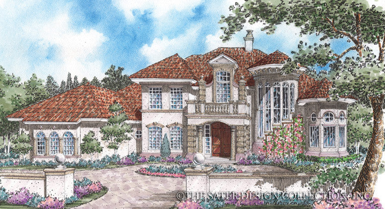 Alessandra-Front Elevation-Plan #8003