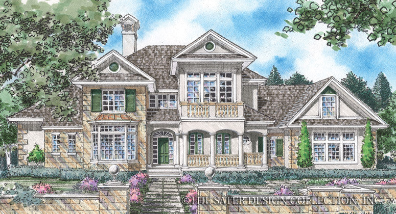 Berkley Home Front Elevation-Plan #8006