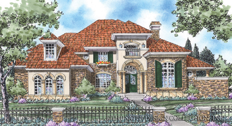 Capucina-Front Elevation-Plan #8010