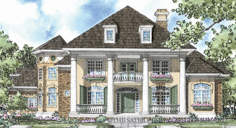 Aubrey-Front Elevation-Plan #8016