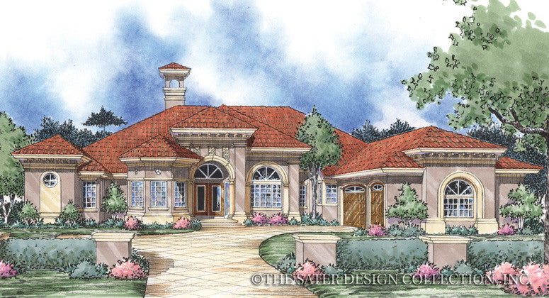 Salina-Front Elevation Rendering-Plan #8043