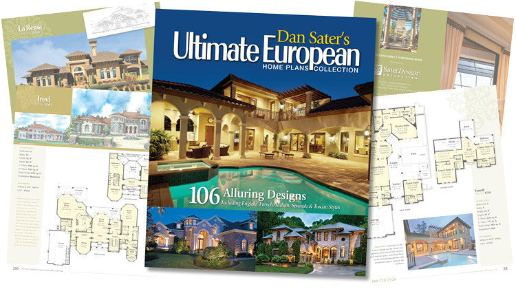 Ultimate European Home Book by Dan F. Sater II, Front Cover View